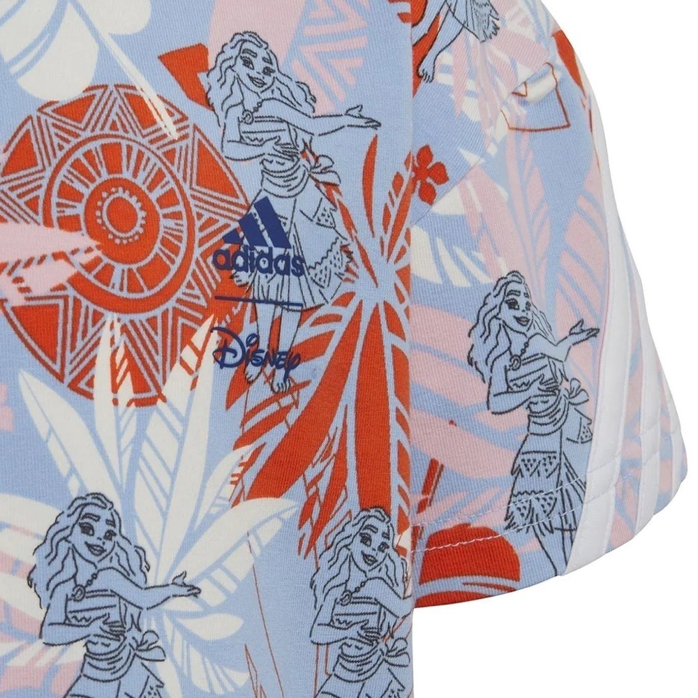 Adidas x Disney Moana Girls T Shirt Dress - Picture 4 of 9